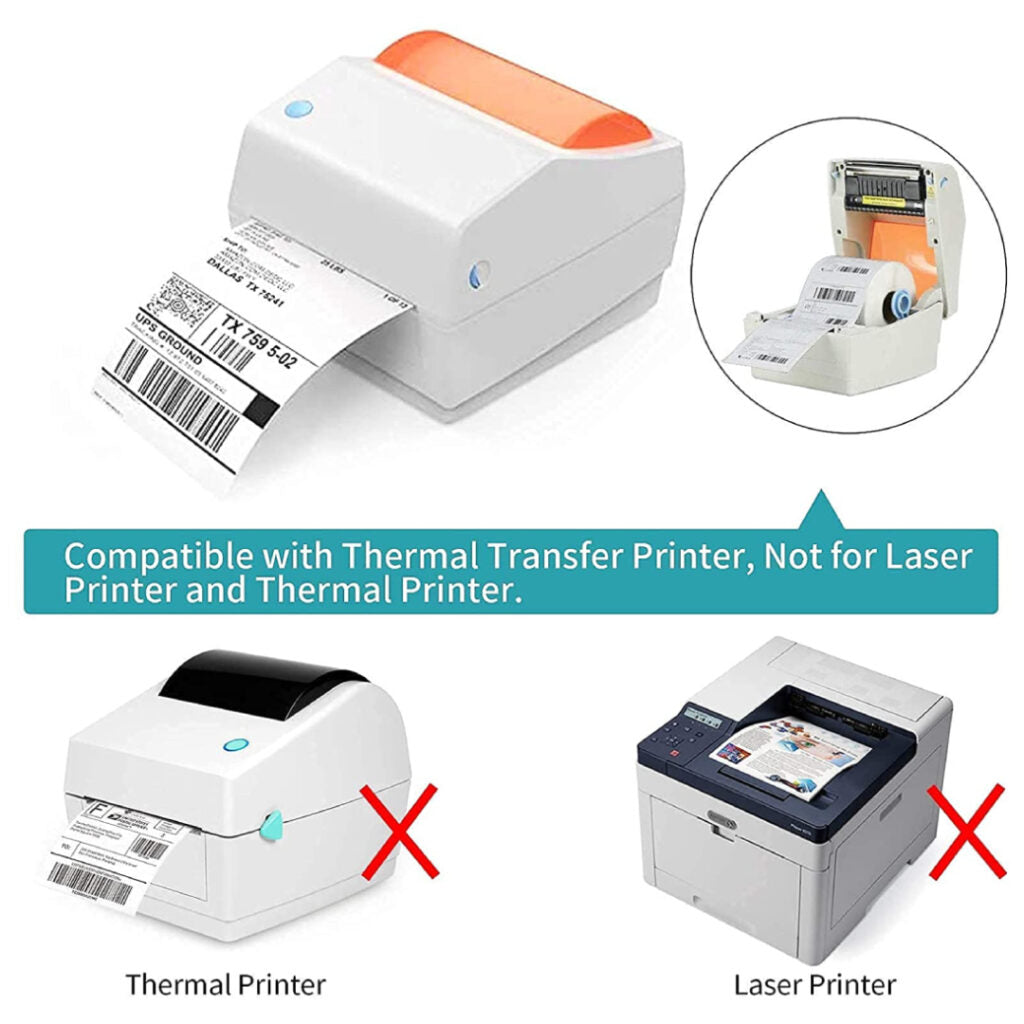 (4’x6′) Thermal Shipping Address Label - 500